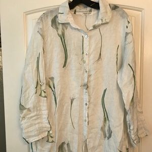 Catwalk Studio,made in Italy, size M, linen shirt dress